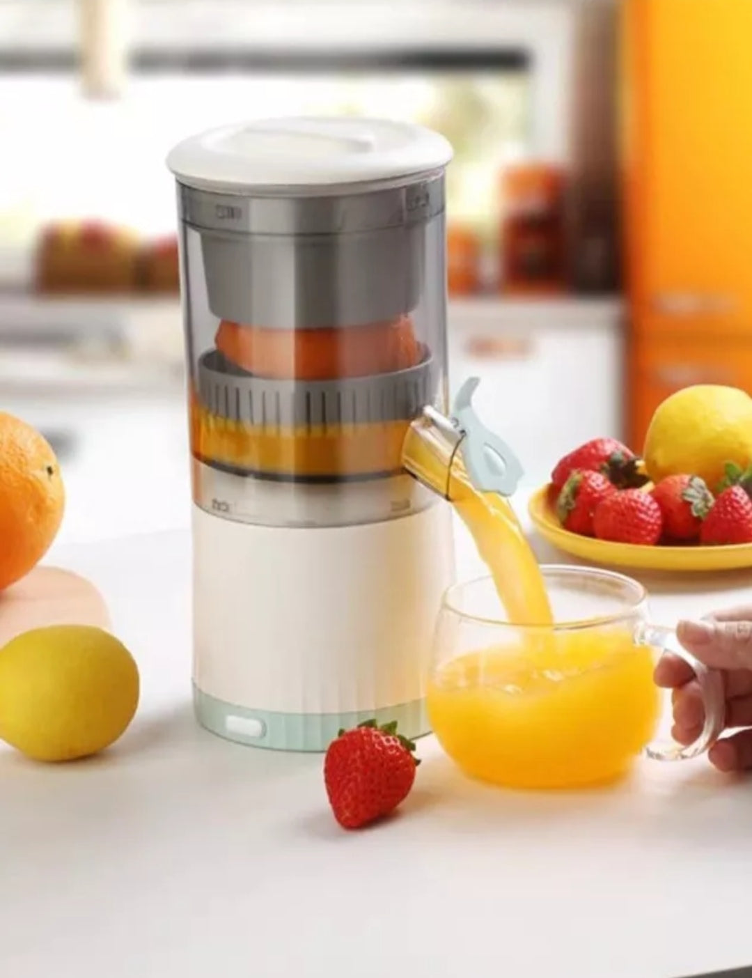 🍊Exprimidor de Fruta Portátil y Potente ¡Prepara jugos naturales en segundos con un solo toque! 🔥 Aprovecha el envío GRATIS!